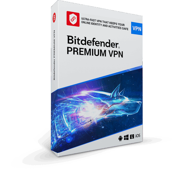 Bitdefender Premium VPN (Windows, MacOS, Android, iOS)
